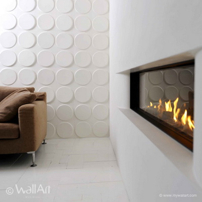 WallArt 3D dekorativni zidni panel, model Ellipses